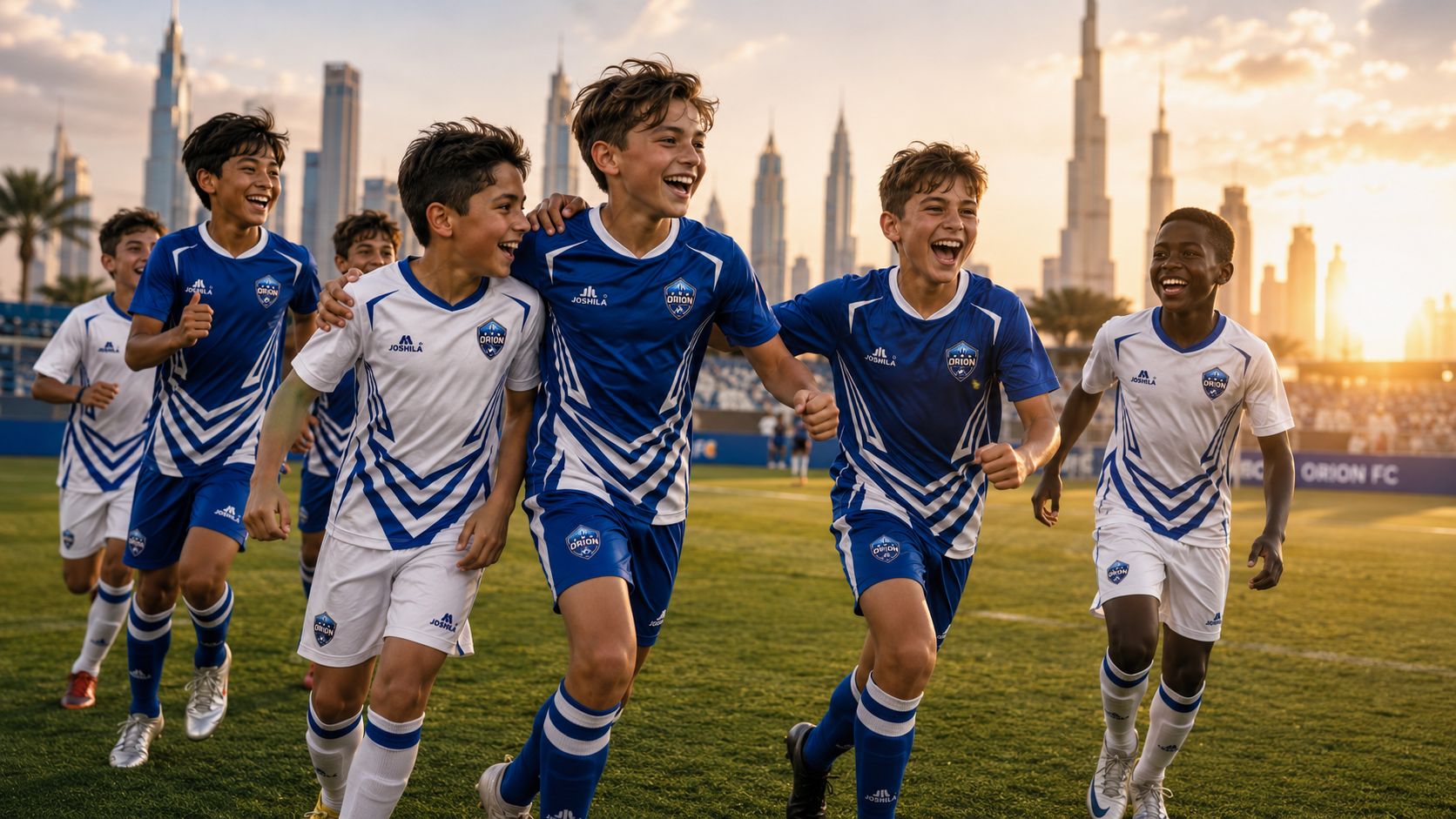 Orion FC junior players training together